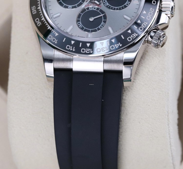 Rolex Daytona Cosmograph Daytona 2025 New Ghost 40mm White Gold Oysterflex 126519 Ln