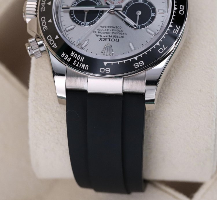 Rolex Daytona Cosmograph Daytona 2025 New Ghost 40mm White Gold Oysterflex 126519 Ln