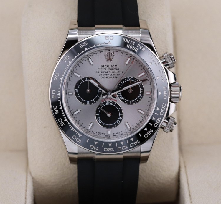 Rolex Daytona Cosmograph Daytona 2025 New Ghost 40mm White Gold Oysterflex 126519 Ln