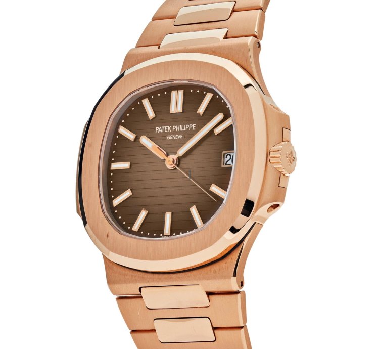 Patek Philippe Nautilus 5711 1r-001 Rose Gold Brown Dial Date 2020