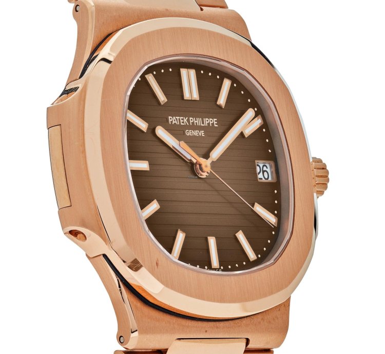 Patek Philippe Nautilus 5711 1r-001 Rose Gold Brown Dial Date 2020
