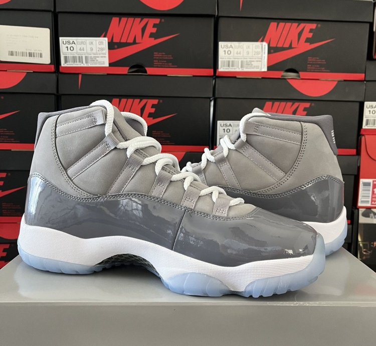 Air Jordan 11 Retro Cool Grey 2021 Ct8012-005 Size 10
