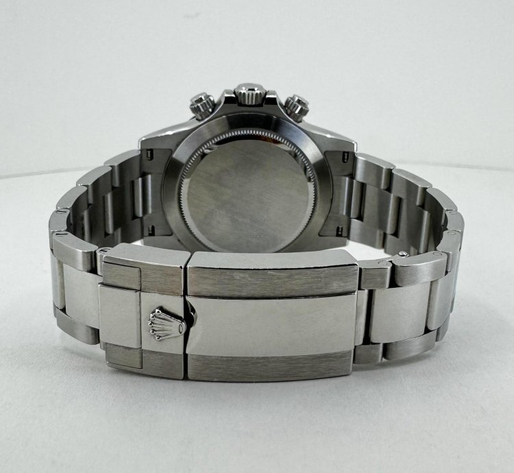 Rolex Daytona Cosmograph Daytona 40mm Black Ceramic Bezel Stainless Steel White Dial 116500ln