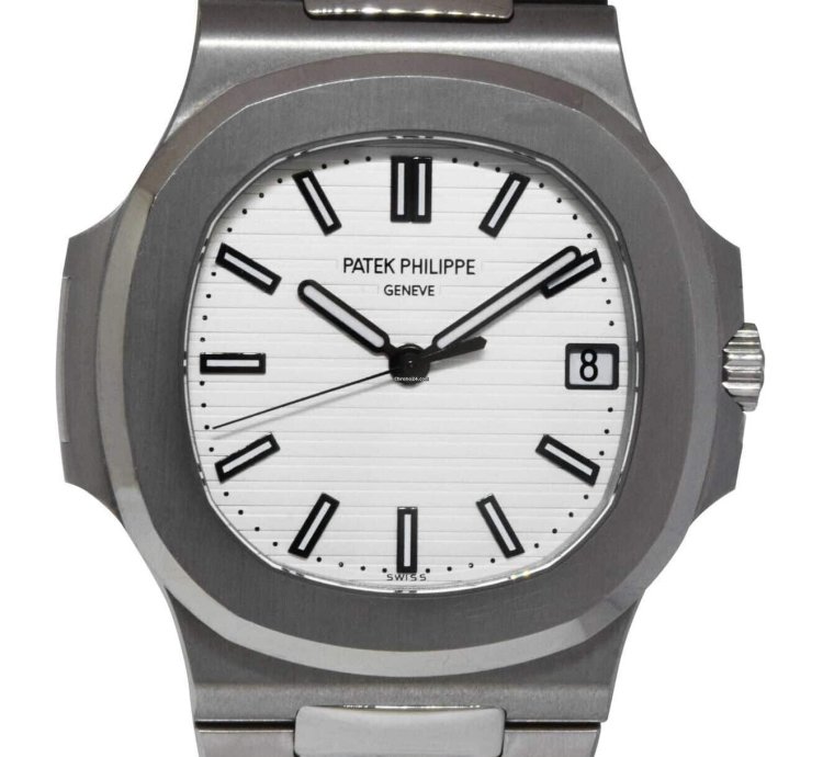 Patek Philippe Nautilus 5711 Steel Silver Dial Mens Watch 16 5711 1a