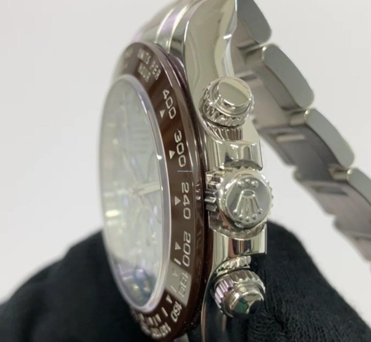 Rolex Daytona Cosmograph Daytona 40mm Platinum - Ice Blue Diamond Dial - Oyster Bracelet 116506