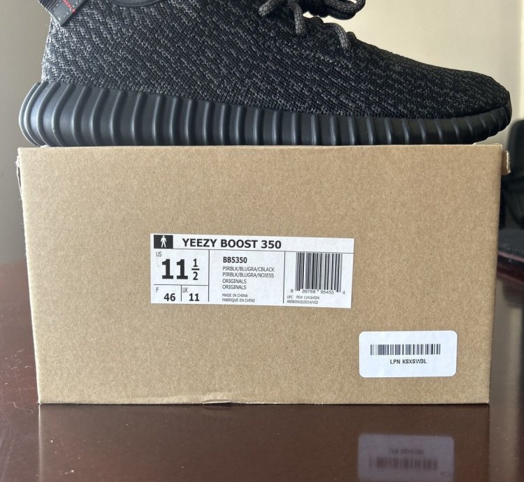 Yeezy Boost V1 Pirate Black 2016 Size 11 5