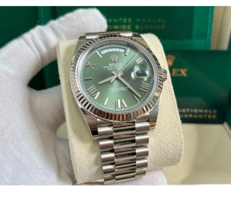 Rolex Day-date 40 40mm Green Dial Unworn Full Set 228239