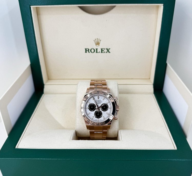 Rolex Daytona Cosmograph Daytona 40mm Rose Gold Meteorite Index Dial 116505