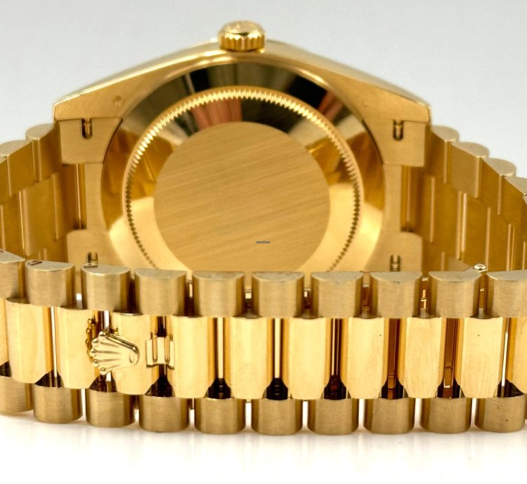 Rolex Day-date 40 40mm Green Ombre Dial Yellow Gold Bracelet 228238 Unworn 2025