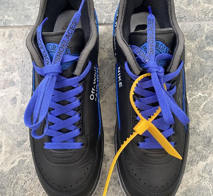 Air Jordan 2 Retro Low Black Varsity Royal