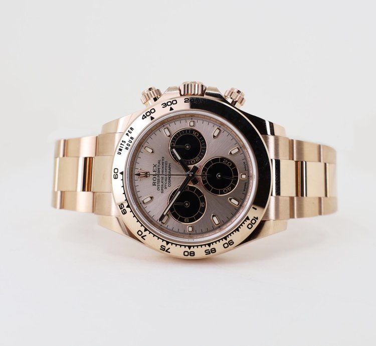 Rolex Daytona Cosmograph Daytona 40mm Rose Gold Sundust Index Dial 116505