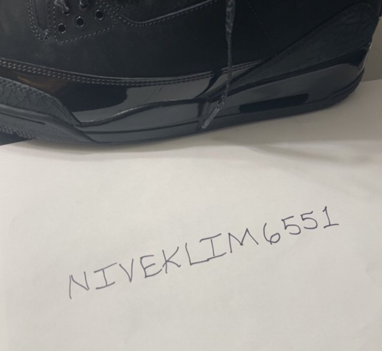 Air Jordan 3 Black Cat Sz 10