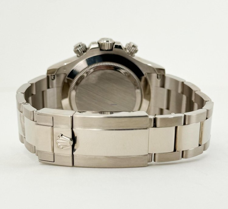 Rolex Daytona Cosmograph Daytona 40mm White Gold Blue Index Dial 116509