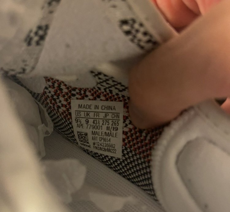 Yeezy V2 350 Boost Zebra