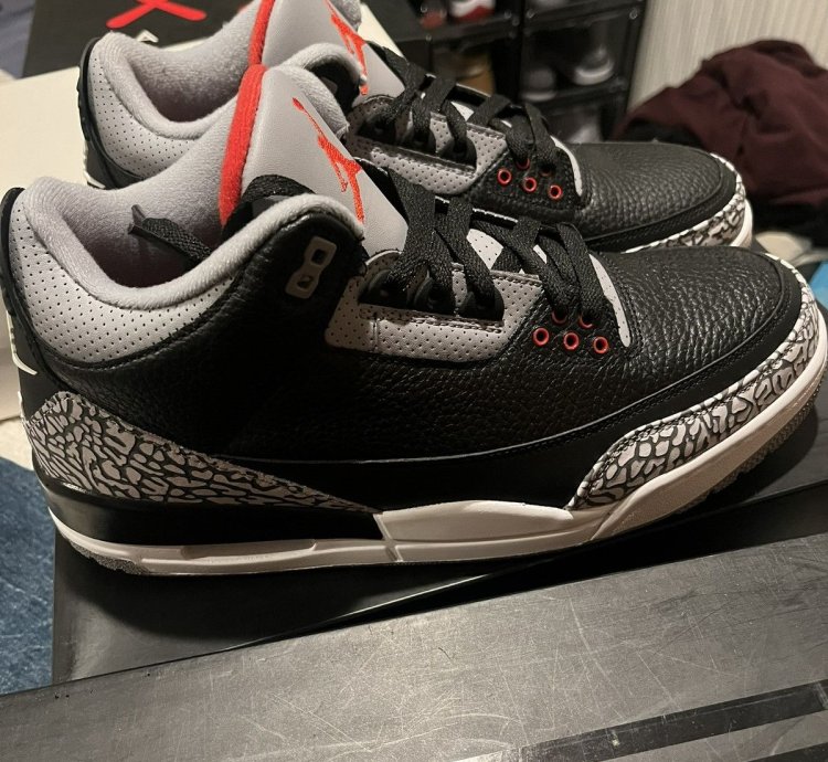 Air Jordan 3 Black Cement 2018 Size 11 5