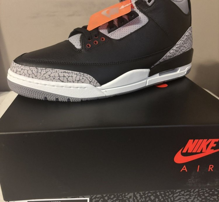 Air Jordan 3 Black Cement 2024