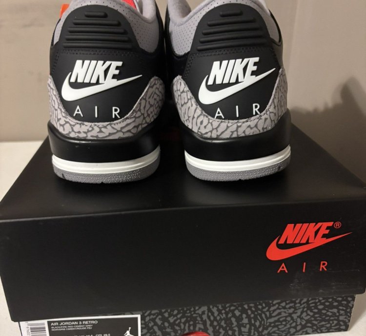 Air Jordan 3 Black Cement 2024
