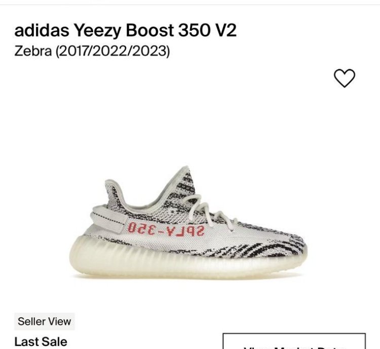 Zebra Yeezy