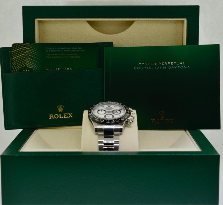 Rolex Daytona Cosmograph Daytona 40mm White Steel Watch 116500ln New 2021