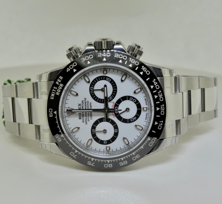 Rolex Daytona Cosmograph Daytona 40mm White Steel Watch 116500ln New 2021