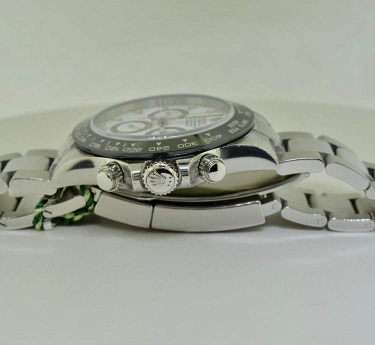 Rolex Daytona Cosmograph Daytona 40mm White Steel Watch 116500ln New 2021