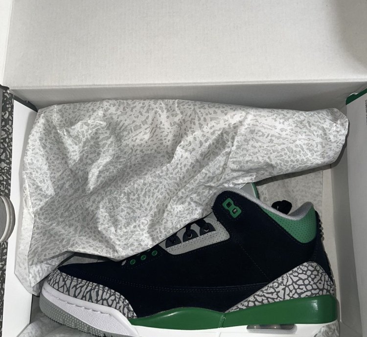 Air Jordan 3 Pine Green Ds Size 10