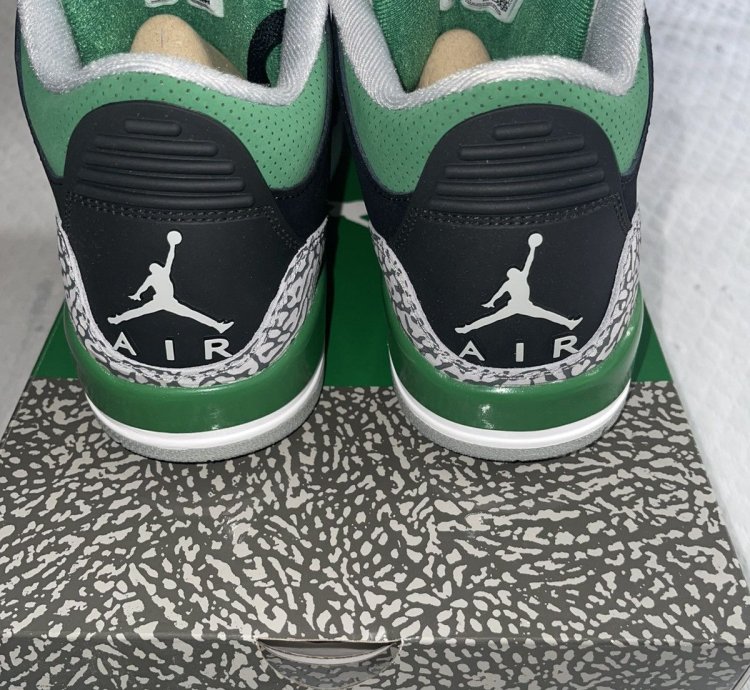 Air Jordan 3 Pine Green Ds Size 10