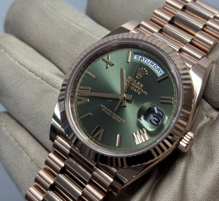 Rolex Day-date 40 40mm Olive 228235 New 2024