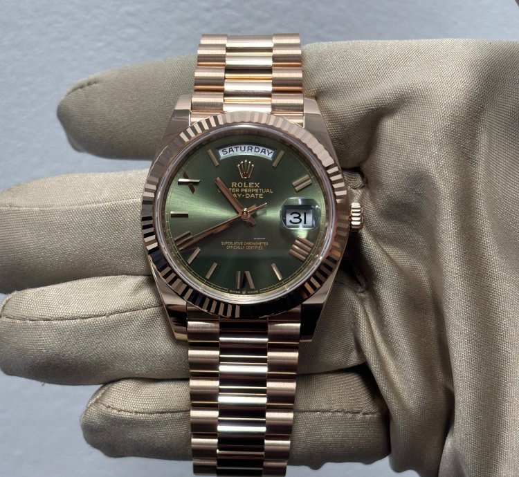 Rolex Day-date 40 40mm Olive 228235 New 2024