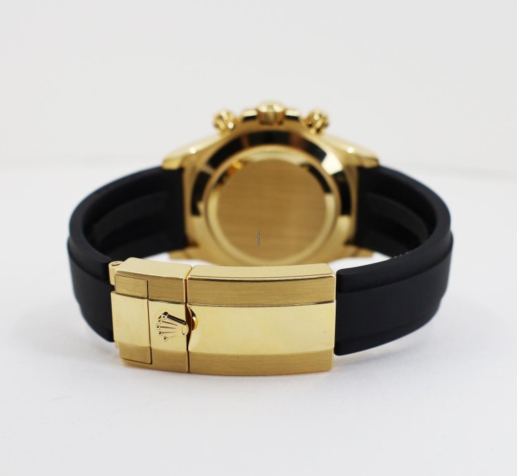 Rolex Daytona Cosmograph Daytona 40mm Yellow Gold Champagne Index Dial Oysterflex Band 116518ln