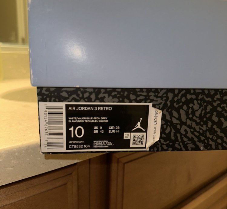 Air Jordan 3 Retro Unc 2020