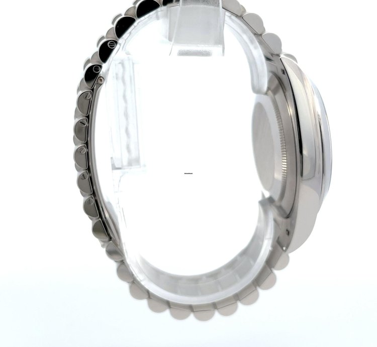 Rolex Day-date 40 40mm Platinum President Black Baguette Diamond Dial