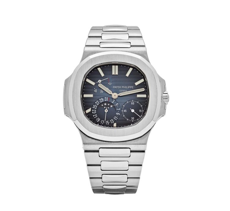 Patek Philippe Nautilus 5712 1a-001 Moon Phases Stainless Steel Blue Dial 2017