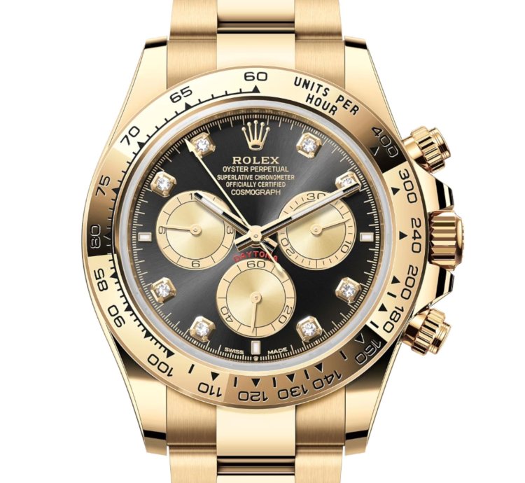Rolex Daytona Cosmograph Daytona Black Champagne Dial With Diamonds 126508 Unworn Full Set