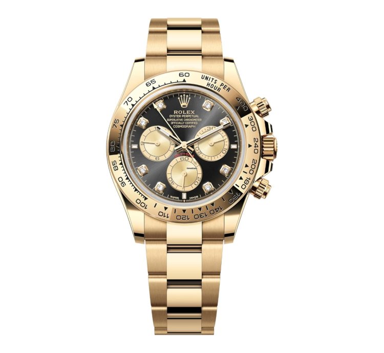 Rolex Daytona Cosmograph Daytona Black Champagne Dial With Diamonds 126508 Unworn Full Set