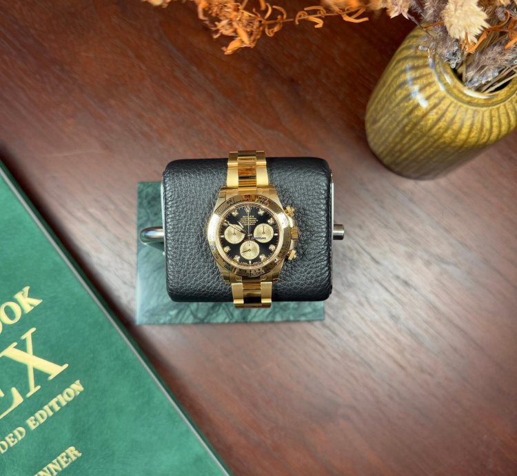 Rolex Daytona Cosmograph Daytona Black Dial Diamonds