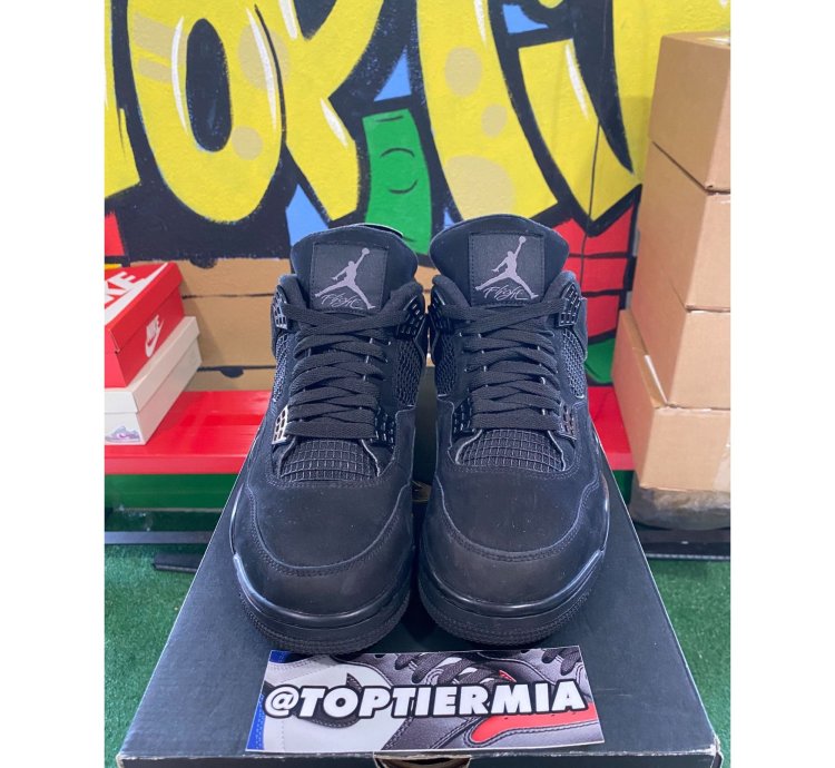 Air Jordan 4 Black Cat 2020 Sz 10 5