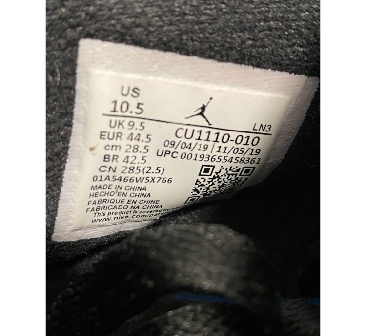 Air Jordan 4 Black Cat 2020 Sz 10 5