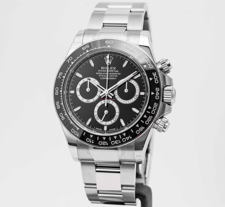 Rolex Daytona Cosmograph Daytona Black Dial Stainless Steel 40mm 126500ln - Bnib