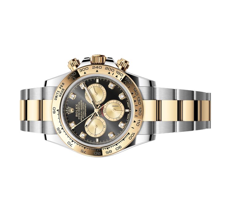 Rolex Daytona Cosmograph Daytona Black Dial With Diamonds 126503 Unworn Full Set