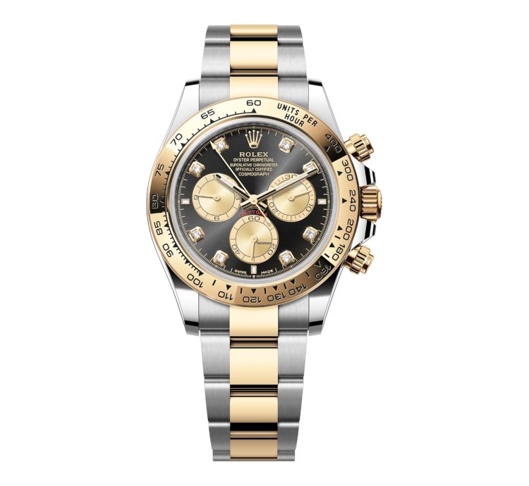 Rolex Daytona Cosmograph Daytona Black Dial With Diamonds 126503 Unworn Full Set