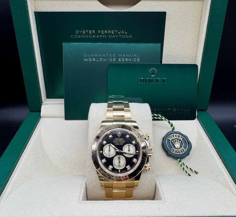 Rolex Daytona Cosmograph Daytona Black Diamond Dial Unworn