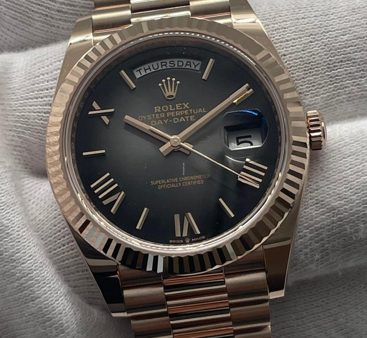 Rolex Day-date 40 40mm Slate Ombr Dial 2025 New Unworn