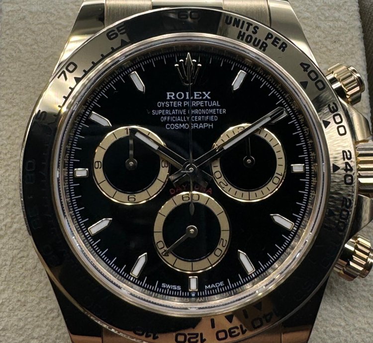 Rolex Daytona Cosmograph Daytona Black Index Dial Unworn