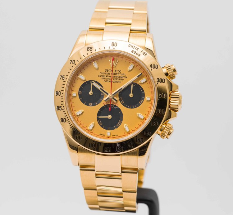 Rolex Daytona Cosmograph Daytona Champagne Paul Newman Dial Yellow Gold 40mm 116528 - 2015