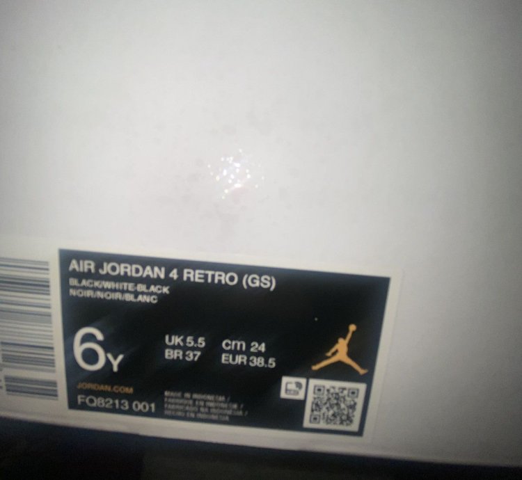 Air Jordan 4 Retro Gs White Thunder