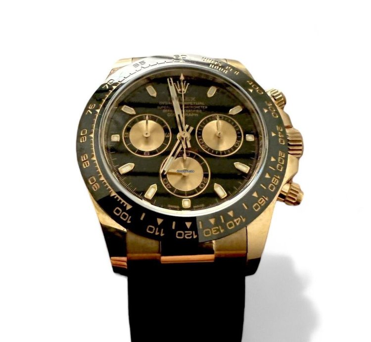 Rolex Daytona Cosmograph Daytona Everose Cerachrom Black Oysterflex