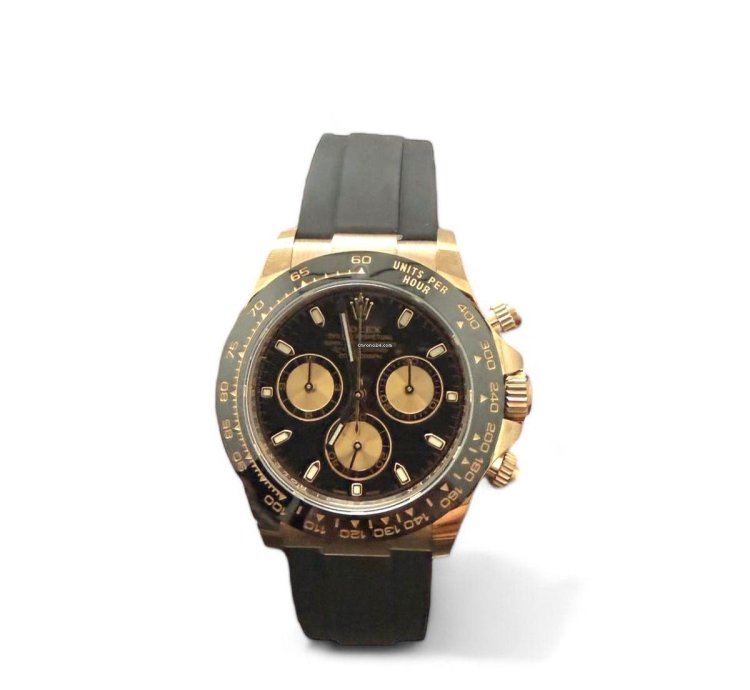 Rolex Daytona Cosmograph Daytona Everose Cerachrom Black Oysterflex
