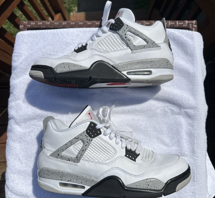 Air Jordan 4 Retro Og 2016 White Cement