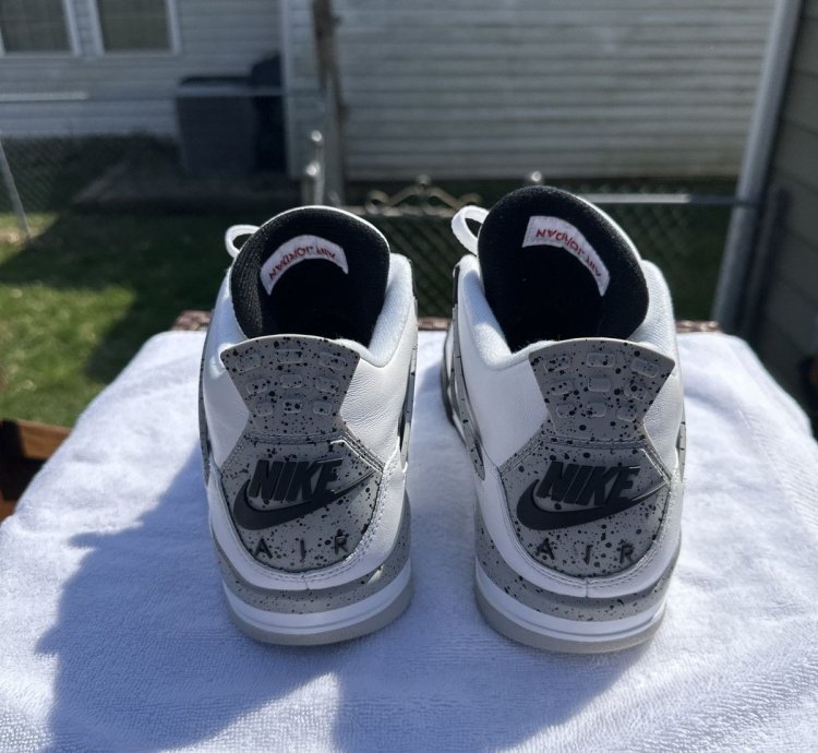 Air Jordan 4 Retro Og 2016 White Cement